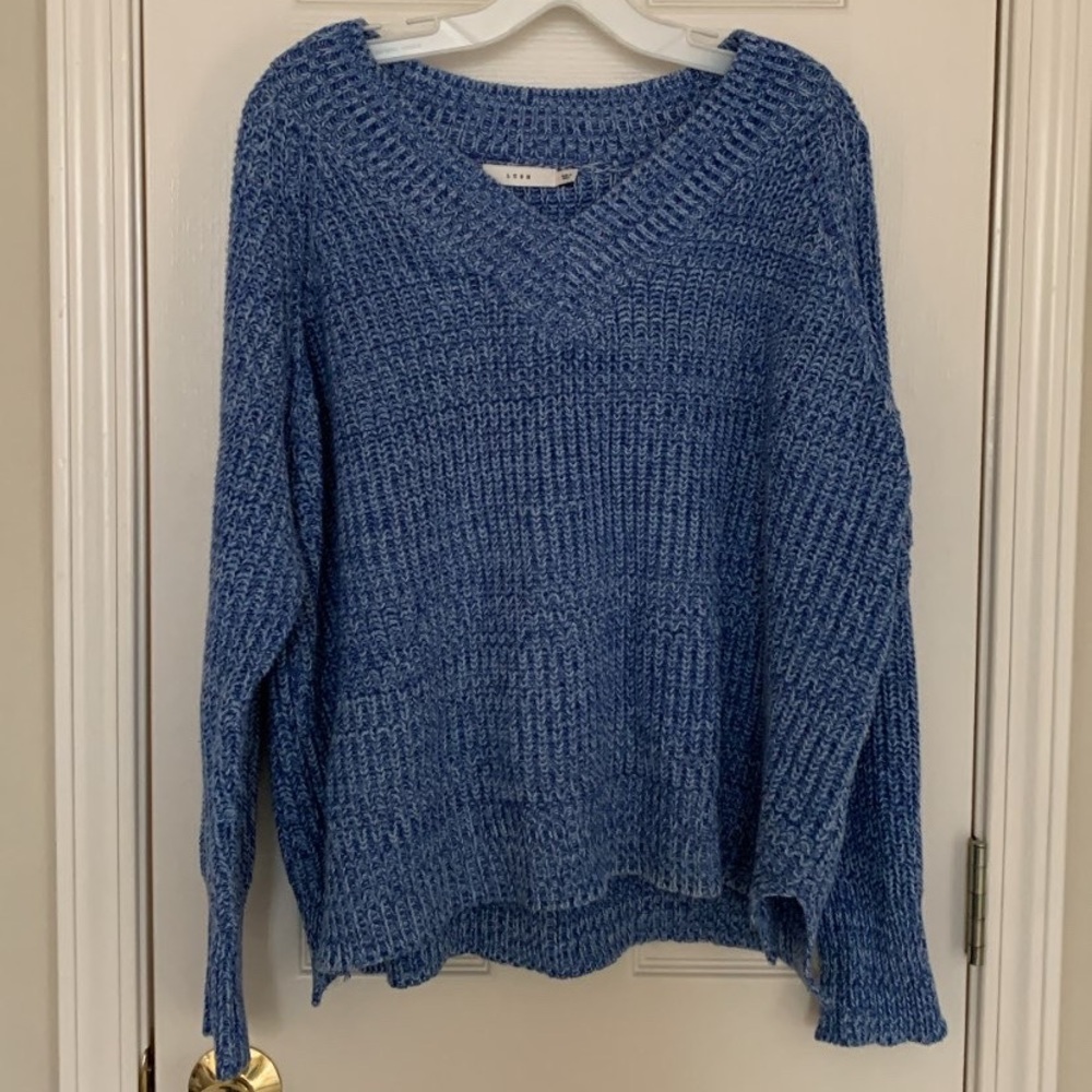 Royal blue knit sweater